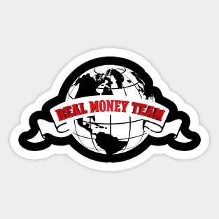 Real Money Team 1 Sticker